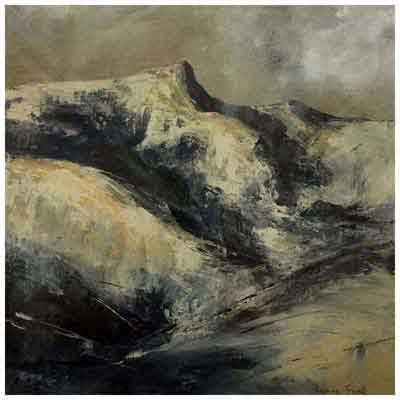 Sharp Edge, Blencathra painting by Lynne Frost