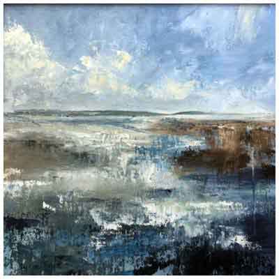 Between the Tides painting by Lynne Frost