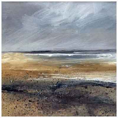 Evening Shoreline painting by Lynne Frost