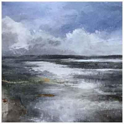 Solway Rain painting by Lynne Frost