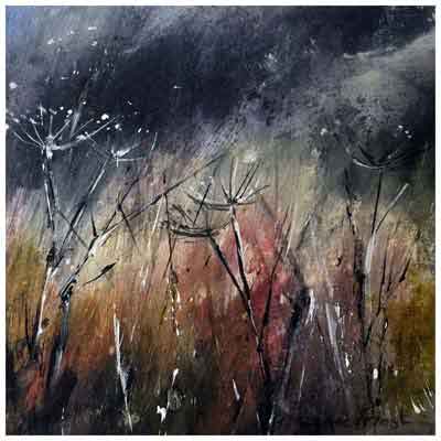 Hogweed Momen painting by Lynne Frost