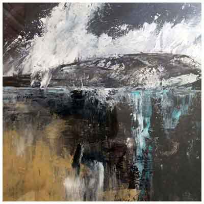 Reflections painting by Lynne Frost
