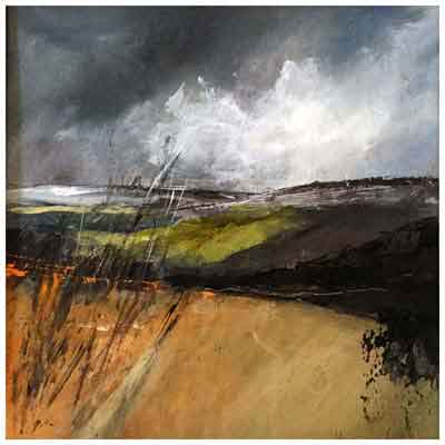 Horizon (Towards Turton Moor) painting by Lynne Frost