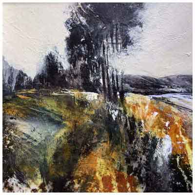 Approach, Winter Hill painting by Lynne Frost