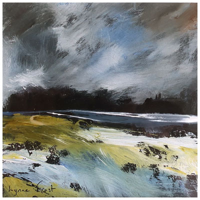 Moon River painting by Lynne Frost