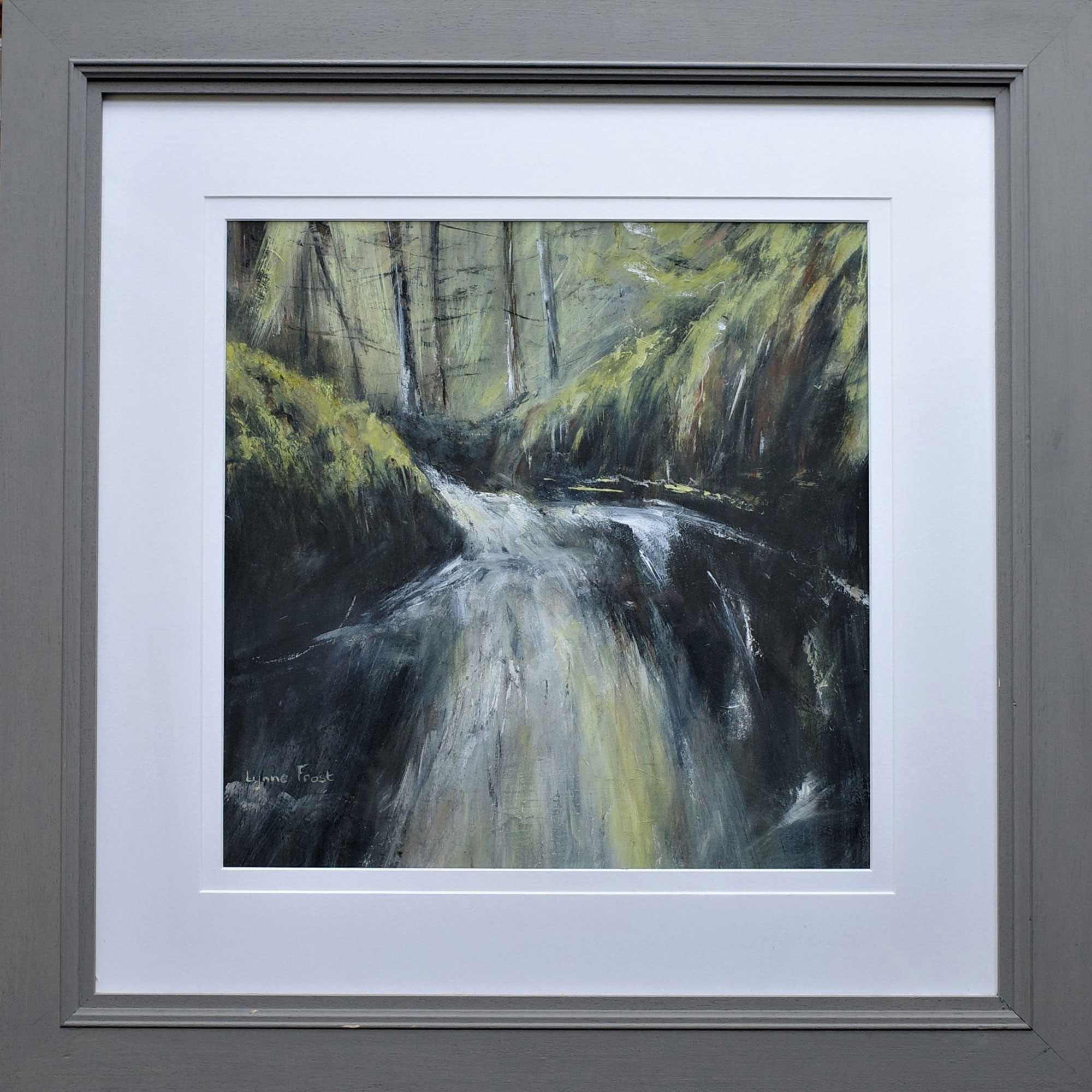 White Sike, inside Matterdale Forest painting by Lynne Frost