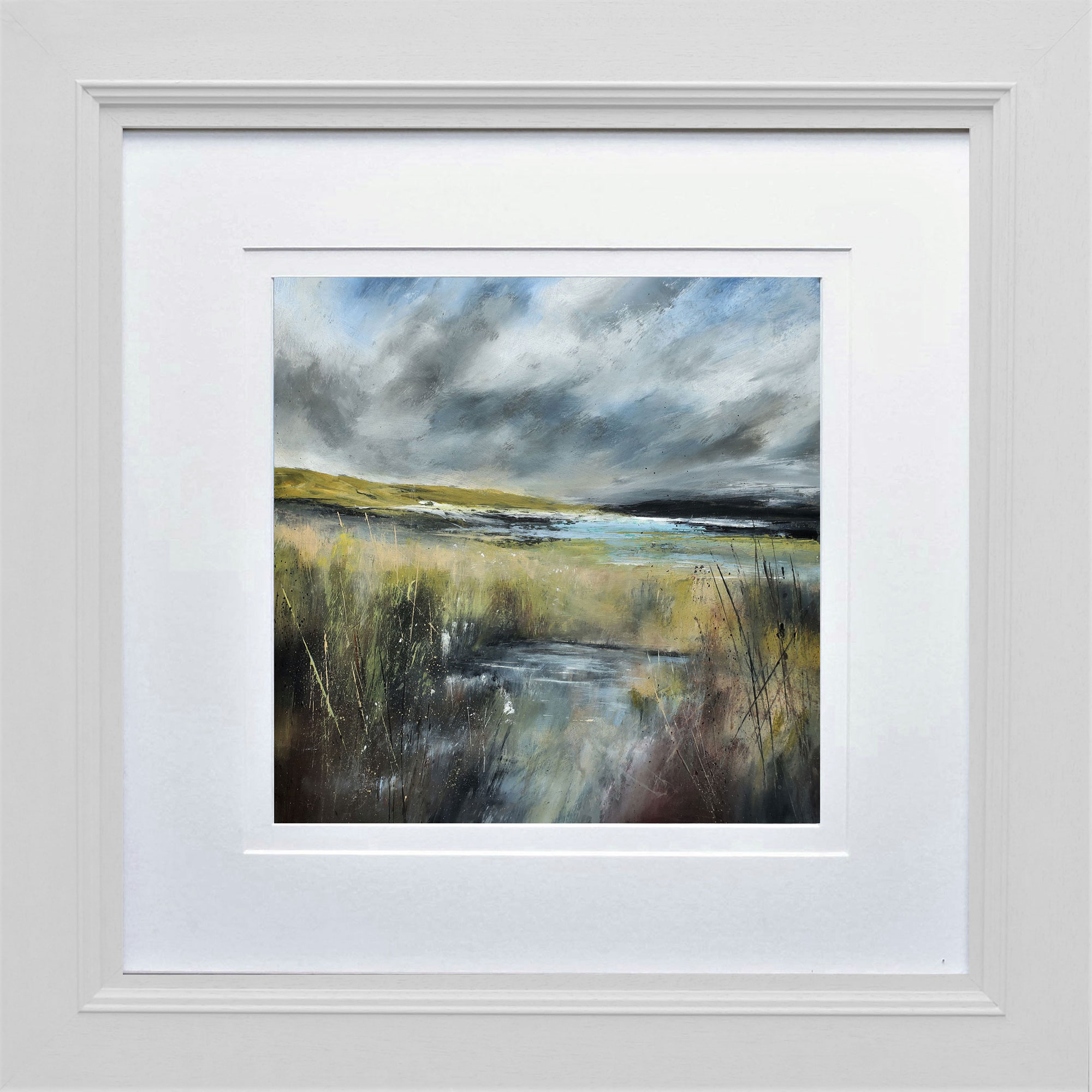 Wetlands painting by Lynne Frost