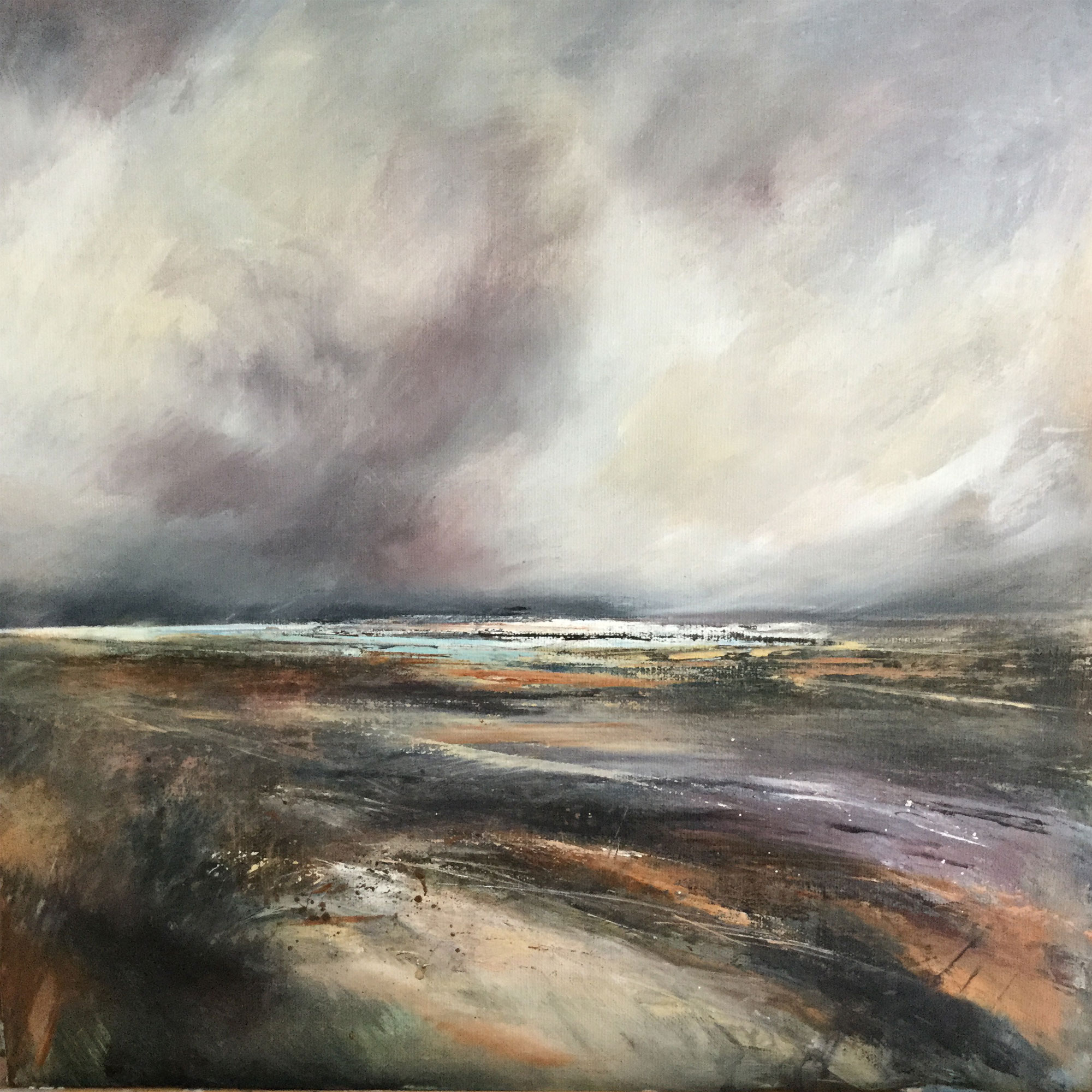 Over Sands painting by Lynne Frost