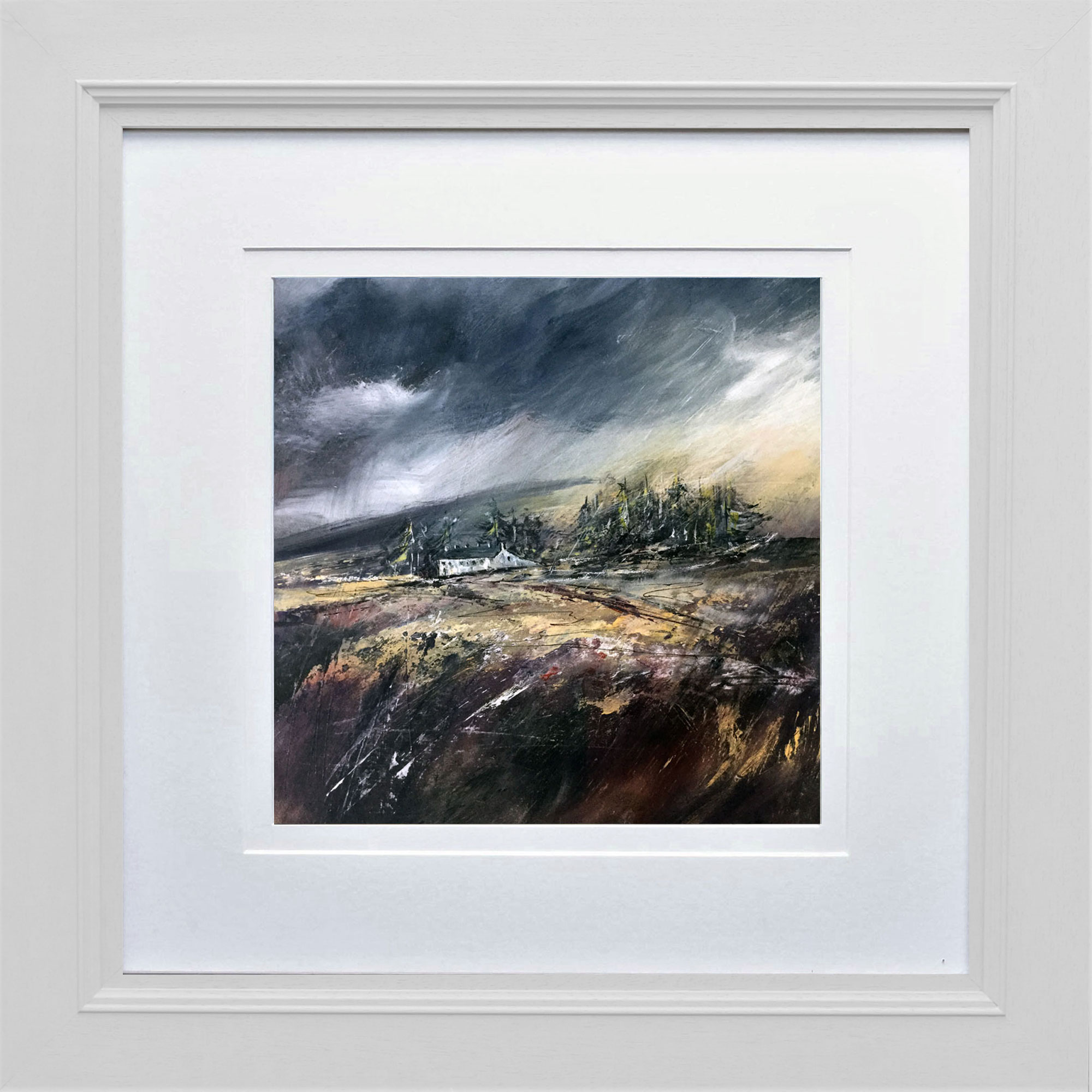 a painting of Skiddaw House by Lynne Frost