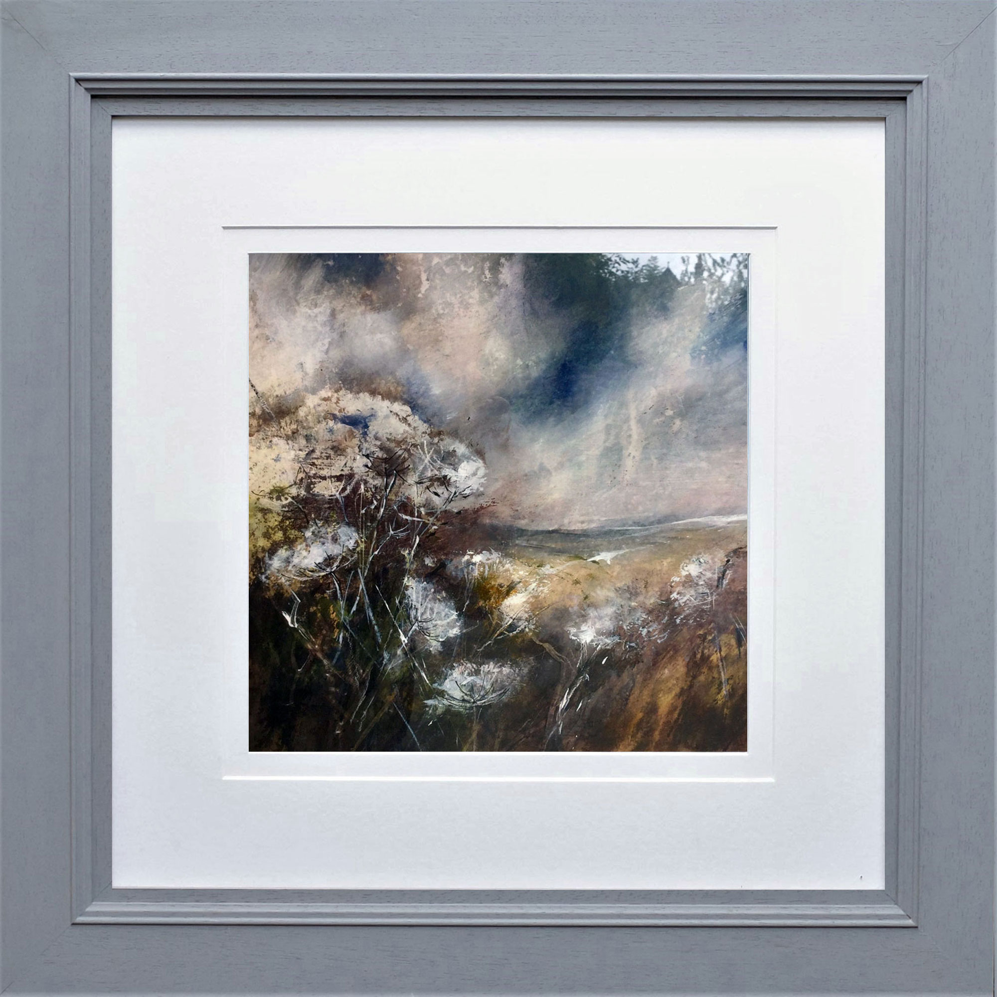 Hogweed Morning, a painting by Lynne Frost