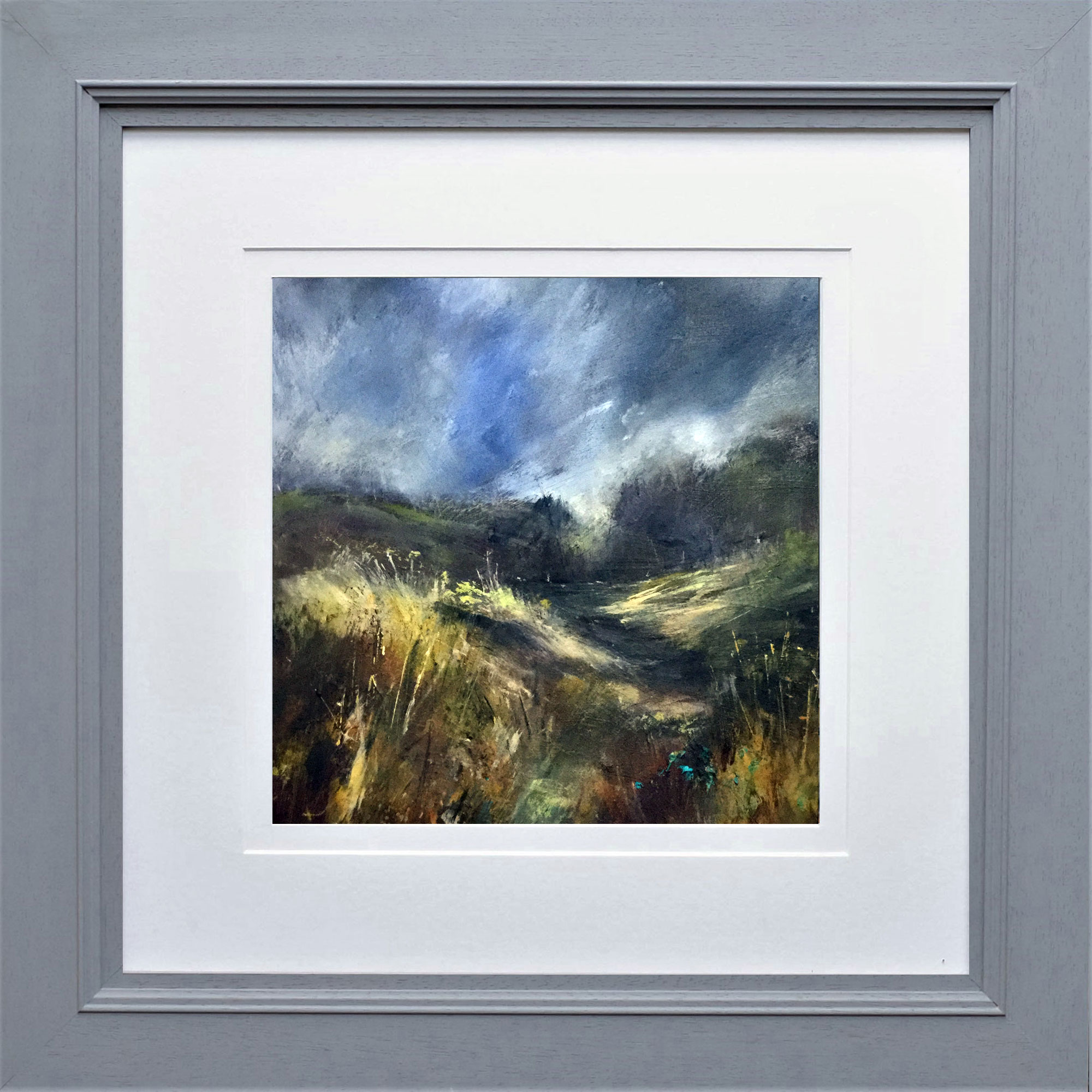 Painting of Longworth Clough by Lynne Frost