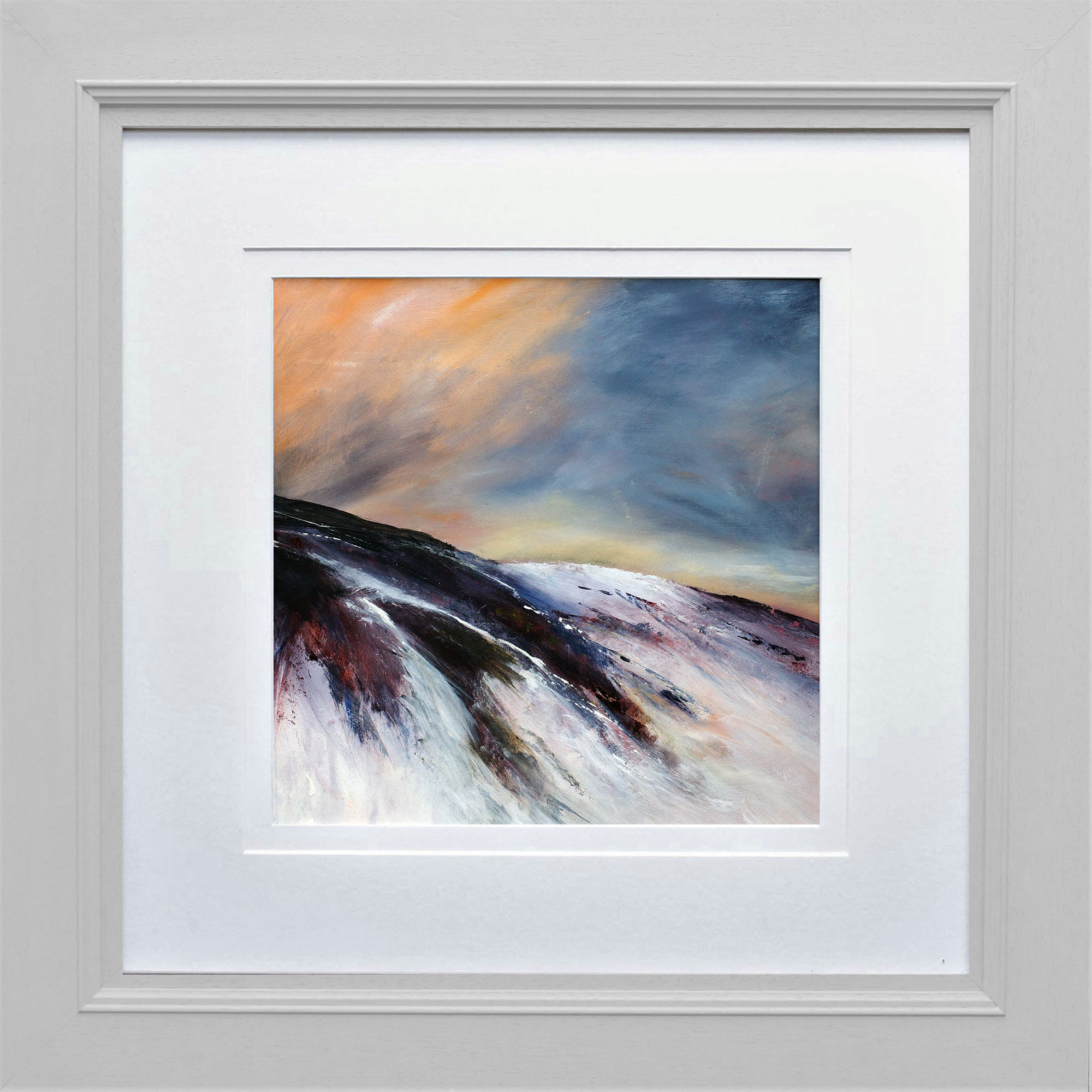 Fire and Ice Blencathra painting by Lynne Frost