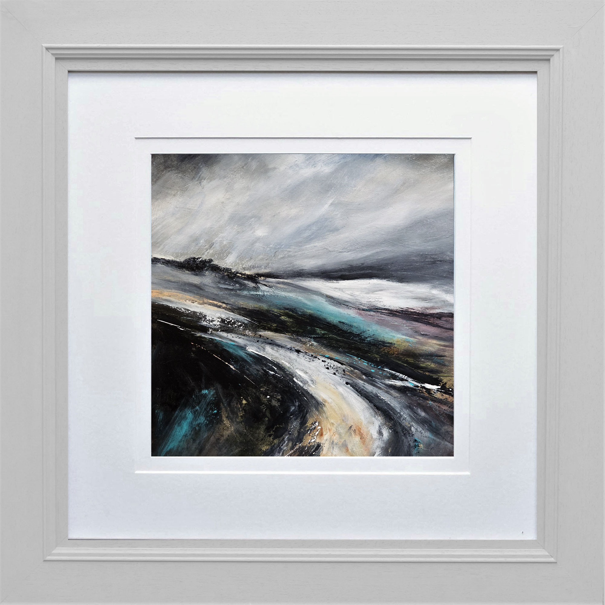 Winter Hill Embroidery llpainting by Lynne Frost