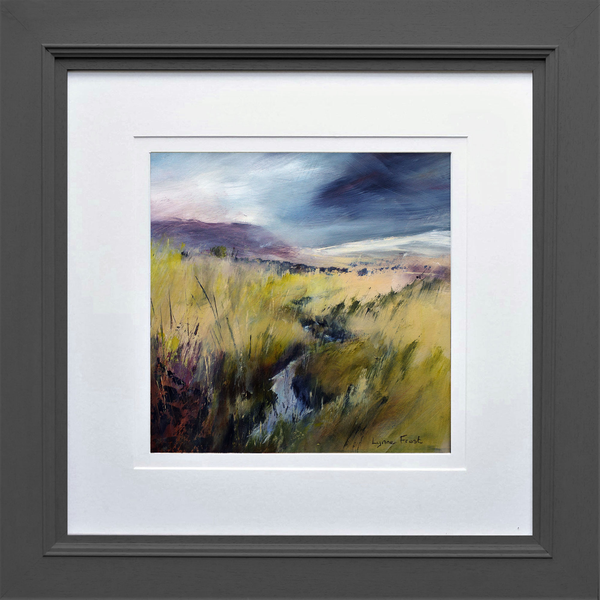 Red Syke painting by Lynne Frost