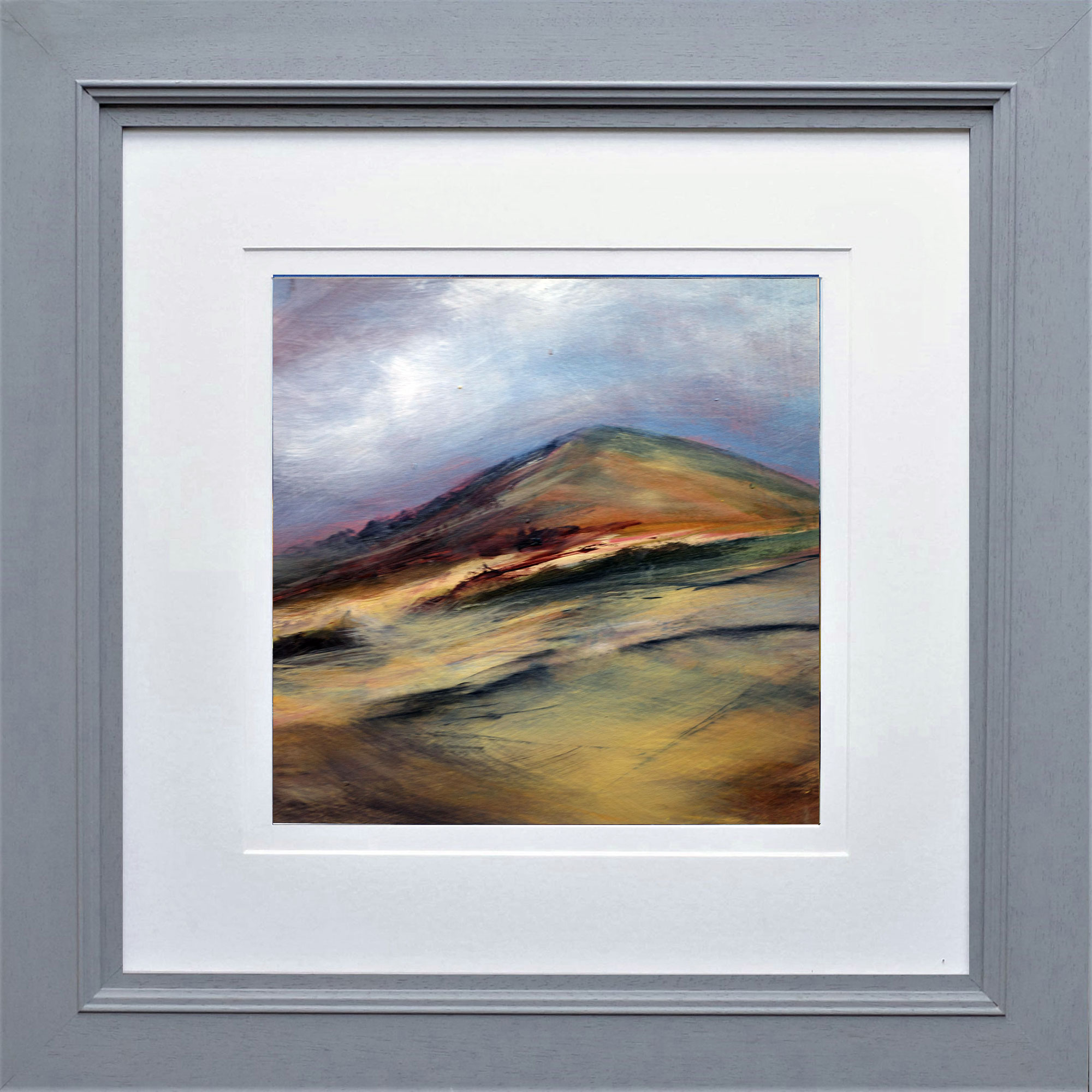 Great Mell Fell from Castlerigg, a painting by lynne frost artist